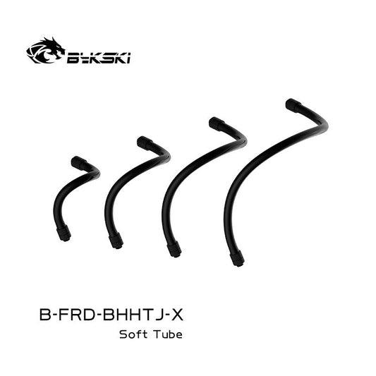 Bykski All In On Soft Tube, OD 16/12/10, Fast Connect Tube With Rotating Fitting , Anti-bending High Temperature Resistance, B-FRD-BHHTJ-X B-FRD-BHHTJ-12-X B-FRD-BHHTJ-10-X