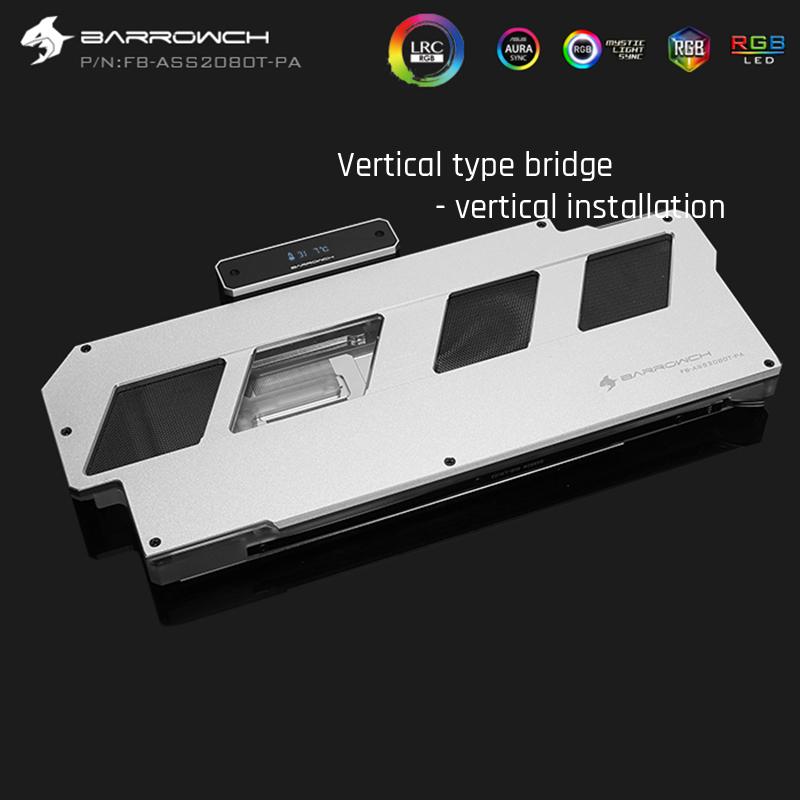 FormulaMod Barrow RTX 2080 full-cover GPU waterblock — silent local AI workload cooling (view 4)