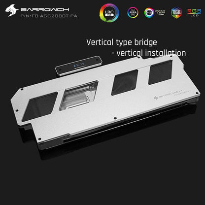 FormulaMod Barrow RTX 2080 full-cover GPU waterblock — silent local AI workload cooling (view 4)
