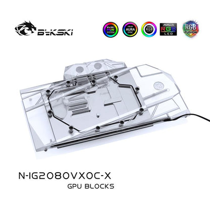 FormulaMod Bykski RTX 2080 full-cover GPU waterblock — silent local AI workload cooling