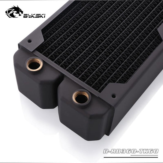 Bykski B-RD360-TK60, 360mm Triple Row Radiators, 60mm Thickness, Standard Water Cooling Radiators | Water Cooling Accessory