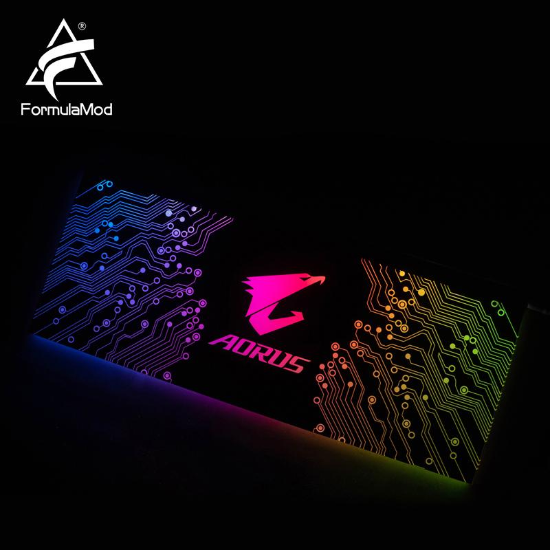 FormulaMod Fm-DB, Gpu Decorative Backplate, With 5v 3pin Lighting LED Acrylic Backplane, Can Sync To | RGB Lighting
