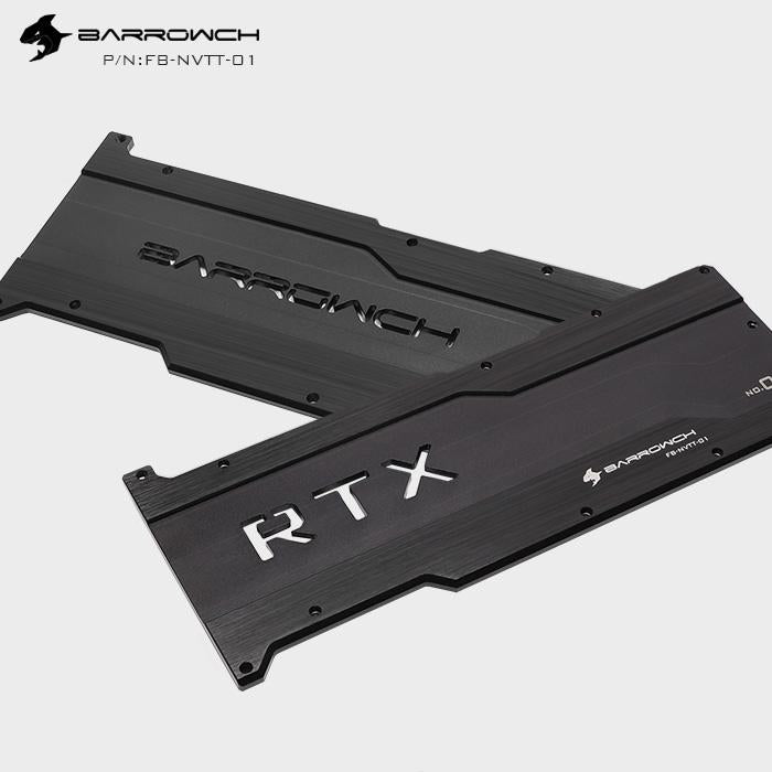 Barrowch FB-NVTT-01, Aluminum Alloy Back Plate, Dedicated For Founder Edition/Reference Series RTX2080Ti GPU
