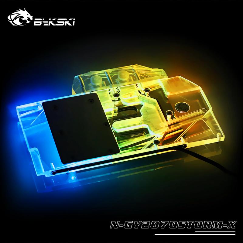 FormulaMod Bykski RTX 2070 full-cover GPU waterblock — silent local AI workload cooling (view 2)