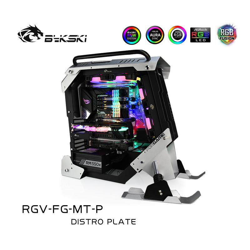 Bykski RGV-FG-MT-P Waterway Boards For  Game Will Snow Ground Motorcycle Case For Intel CPU Water Block & Single GPU Building