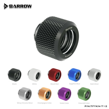 Barrow TFYKN-T12, raccords pour tubes durs au choix OD12mm, adaptateurs G1/4 pour tubes durs OD12mm