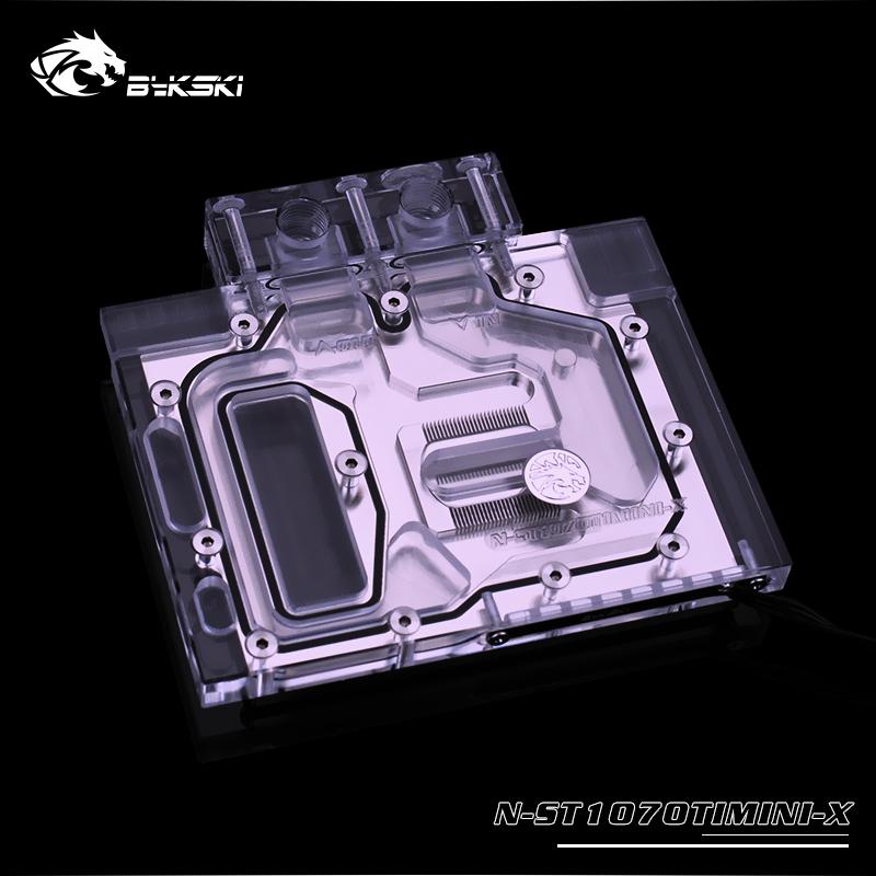 Bykski N-ST1070TIMINI-X Full Cover Graphics Card Water Cooling Block For Zotac GTX1070Ti Mini 8G | Water Cooling Block