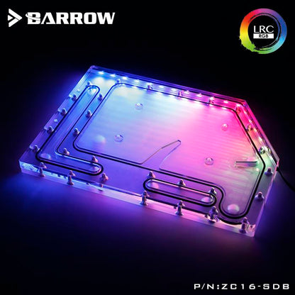 Barrow ZC16-SDB, Waterway Boards For Zeaginal ZG-16 Case, For Intel CPU Water Block & Single GPU Building
