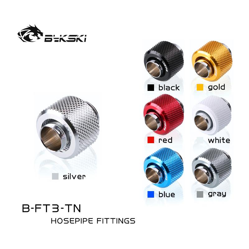 Bykski Soft Tube Fitting For 10x13 10x16 13x19mm , Hose Pipe G1/4" Connector Adapter , B-FT3-TN | Water Cooling Fitting