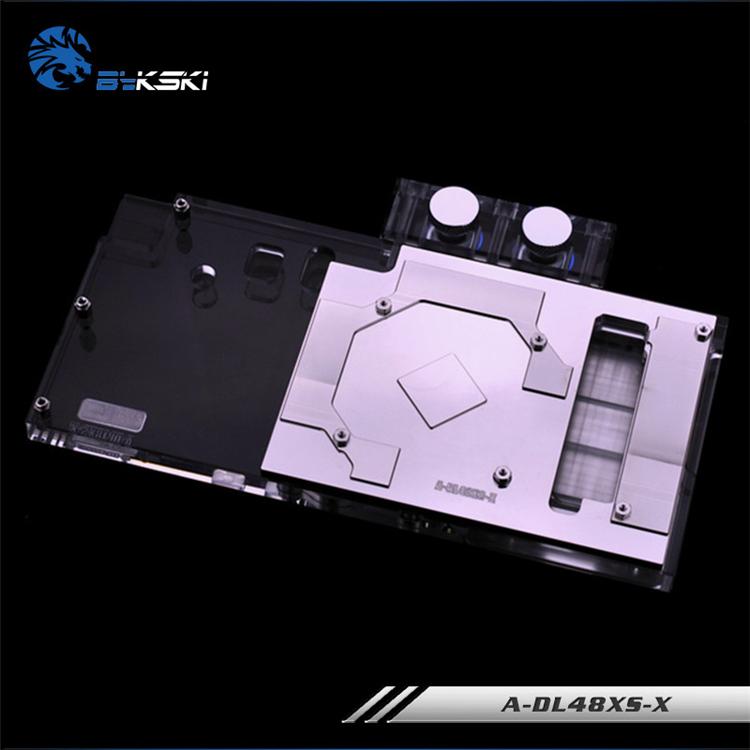 Bykski A-DL48XS-X, Full Cover Graphics Card Water Cooling Block RGB/RBW for Dataland RX480 | Water Cooling Block