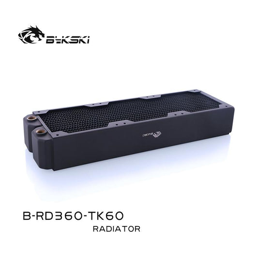 Bykski B-RD360-TK60, 360mm Triple Row Radiators, 60mm Thickness, Standard Water Cooling Radiators | Water Cooling Accessory