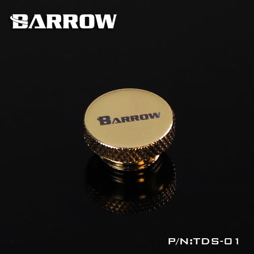 Barrow TDS-01-GM G1 / 4 " Black Silver Hand tighten the lock seal sealing plug water cooling computer accessories