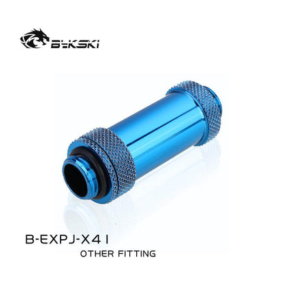 Bykski B-EXPJ-X41, 41-69mm Male To Male Variable Length Fittings, Multiple Color G1/4 Male To Male Fittings, For SLI CF