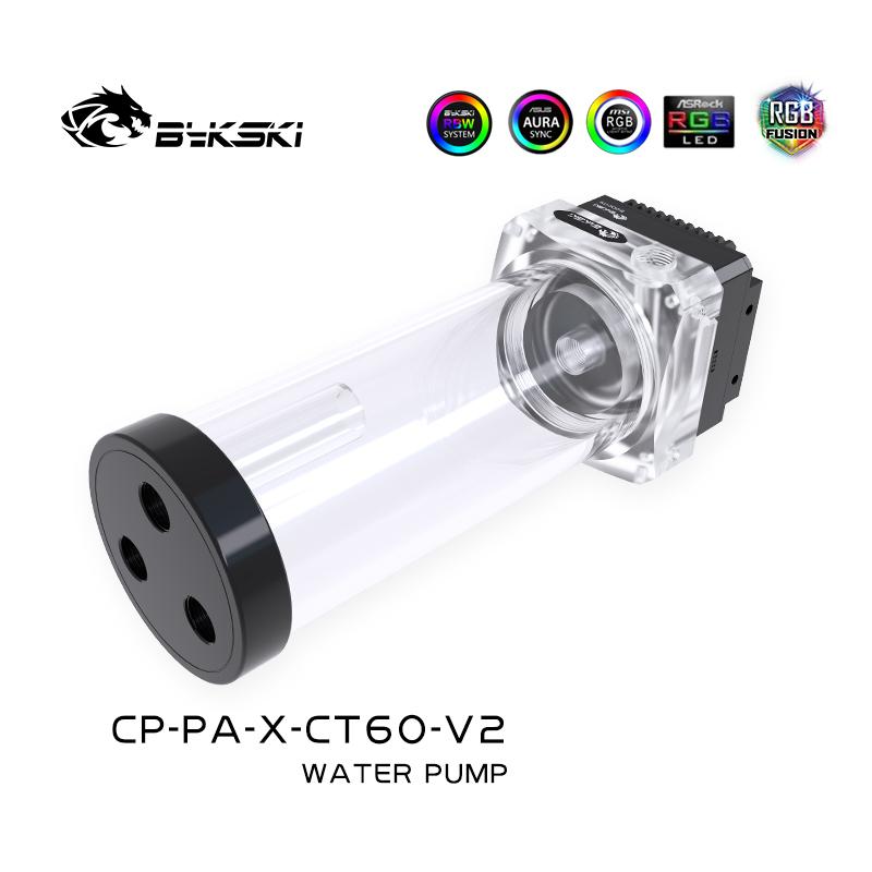 Bykski CP-PA-X-CT60 / CP-PA-X , Pump-reservoir Combination , 10W Pump With Lighting Max Flow 300L/H | Pump Reservoir Combo