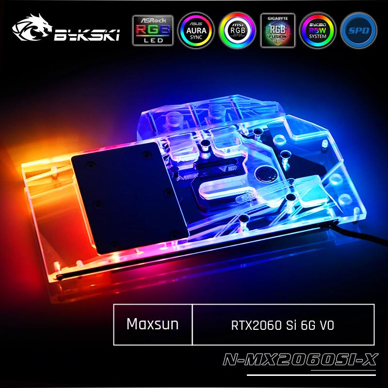 FormulaMod Bykski RTX 2060 full-cover GPU waterblock — silent local AI workload cooling