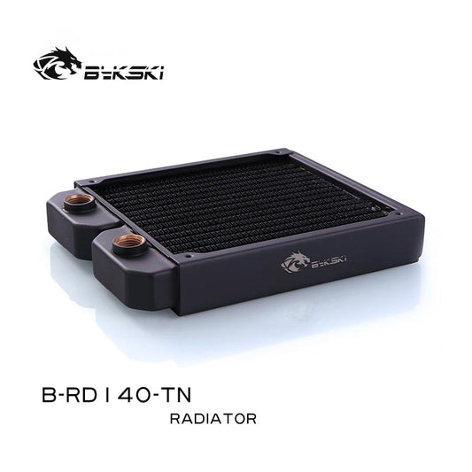 Bykski B-RD140-TN, 140mm Single Row Radiators, 28mm Thickness, Standard Water Cooling Radiators , | Water Cooling Accessory