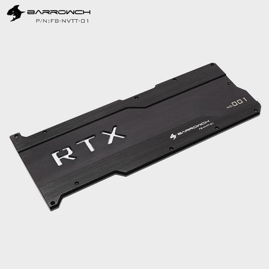 Barrow ch FB-NVTT-01, Aluminum Alloy Back Plate, Dedicated For Founder Edition/Reference Series | PC Water Cooling Accessory