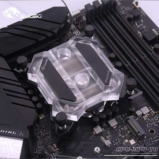 Bykski CPU-XPH-T8 CPU Water Cooling Block For Intel Lga115x/2011/2066 RGB/RBW Lighting Mechanical | Water Cooling Block