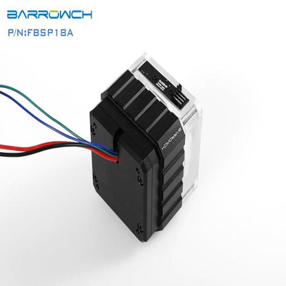 Barrowch FBSP18A-V2, 18W PWM Pumps, LRC 2.0 With Aluminum Radiator Cover, Fully Surrounded Structure