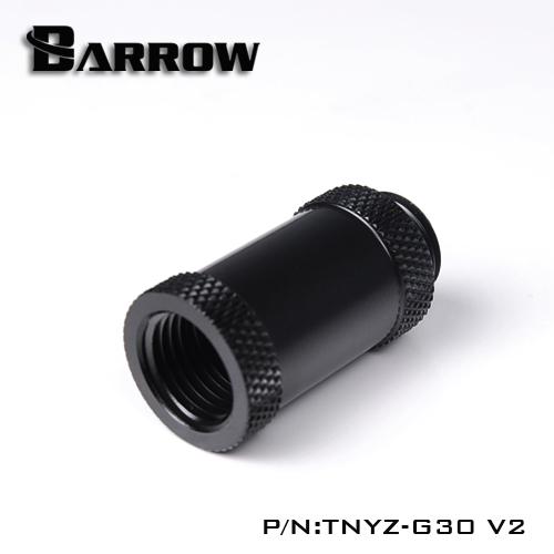 Barrow TNYZ-G30V2, 30mm Male To Female Extender Fittings, G1/4 Male To Female Water Cooling Fittings | Water Cooling Fitting
