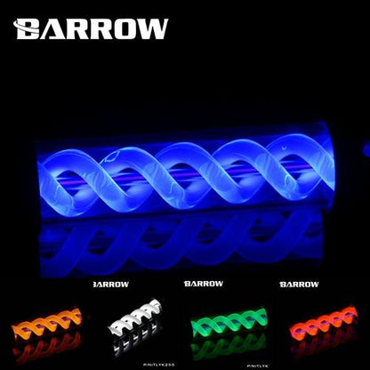 Barrow TLYK-305 Multi-colored Virus-T Cylinder Water Reservoir , Water Cooling tank, come with UV/White lighting