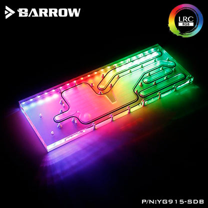 Barrow YG915-SDB, Waterway Boards For IN WIN 915 Case, For Intel CPU Water Block & Single/Double GPU Building
