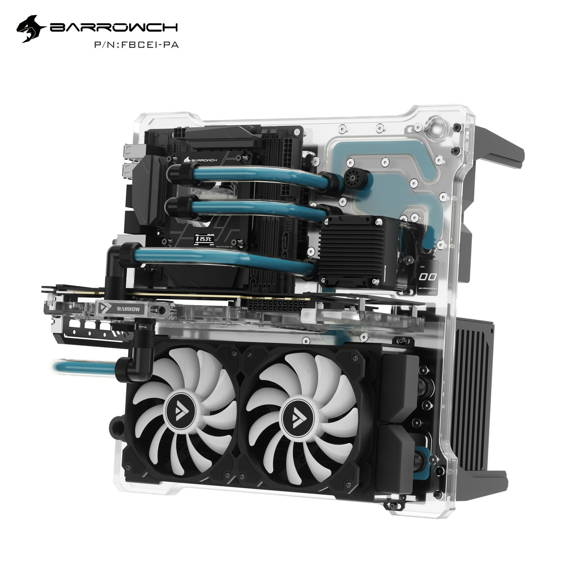 Barrow ch FBCEI-PA ITX Case , Open Computer Mini Chassis , Modular Panel Case , Limited Edition Water Cooling PC | PC Case