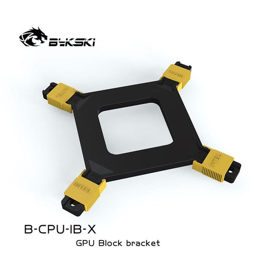 Bykski B-CPU-IB-X fond de panier de carte mère Intel pour Socket LGA 115X 1200 1366 775, plaque arrière de bloc CPU pour système de refroidissement par eau