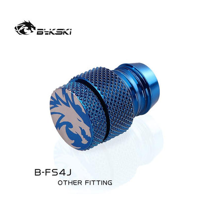 Bykski B-FS4J, pour raccords de vidange à tube souple 13x19, utilisé pour le fond du système d'eau pour vidanger le liquide de refroidissement