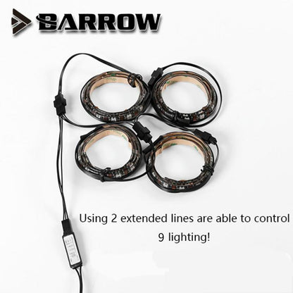 Barrow ARKZXS1-5, LRC 2.0 5V Aurora manual controller 1 to 5 extended line for LRC RGB v2 manual controller