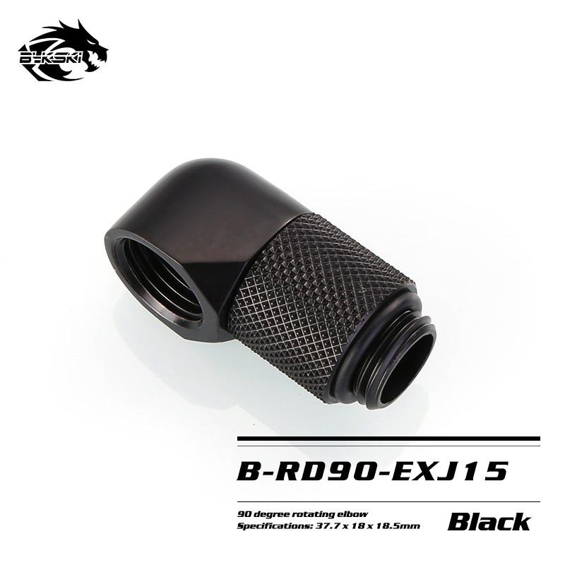 Bykski B-RD90-EXJ, raccords d'extension rotatifs à 90 degrés, boutique plusieurs tailles d'extension 15/20/25/30/35/40mm