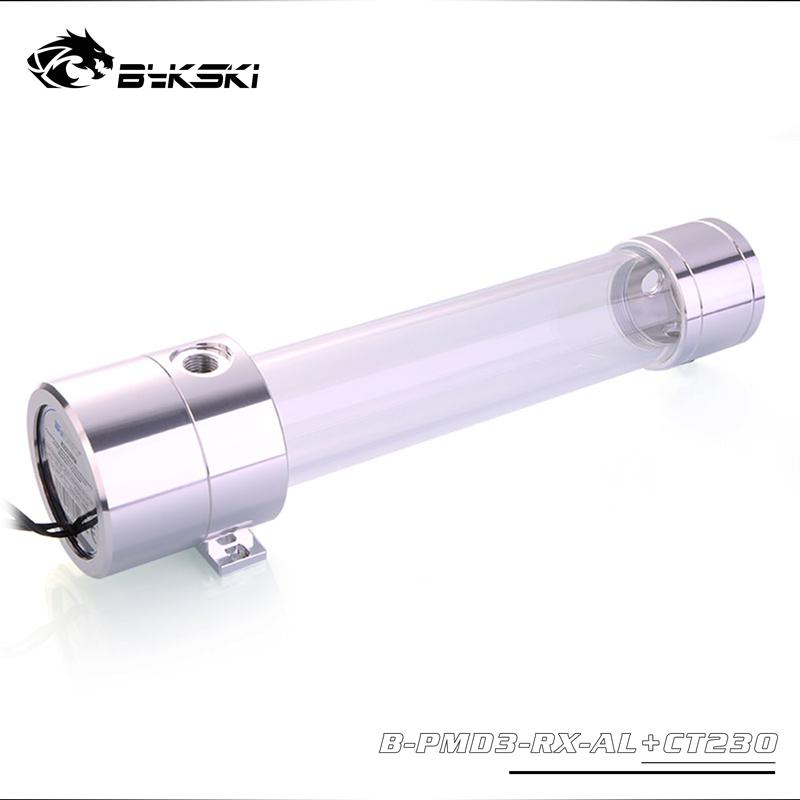 Bykski B-PMD3-RX-AL-CT, PWM DDC Pumps With 120/170/230mm Reservoir, Maximum Flow 600L/H, Maximum | Water Cooling Reservoir