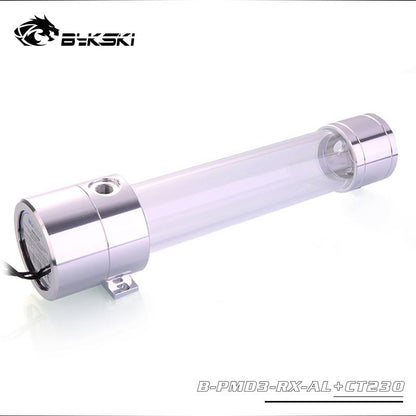 Bykski B-PMD3-RX-AL-CT, PWM DDC Pumps With 120/170/230mm Reservoir, Maximum Flow 600L/H, Maximum | Water Cooling Reservoir