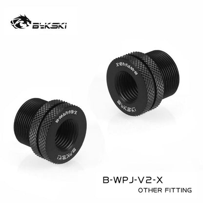 Bykski B-WPJ-V2-X, Water Crossing Ftiings 20mm, G1/4'' ,For Water Inlet From Case Top-cover/Complex Waterway