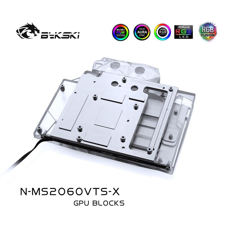 Bykski N-MS2060VTS-X GPU Water Cooling Block For MSI RTX 2060 Ventus XS 6G OC / GTX 1660 Ventus XS 6G | Water Cooling Block
