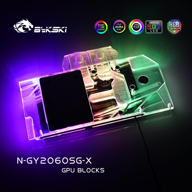 FormulaMod Bykski RTX 2060 full-cover GPU waterblock — silent local AI workload cooling (view 3)