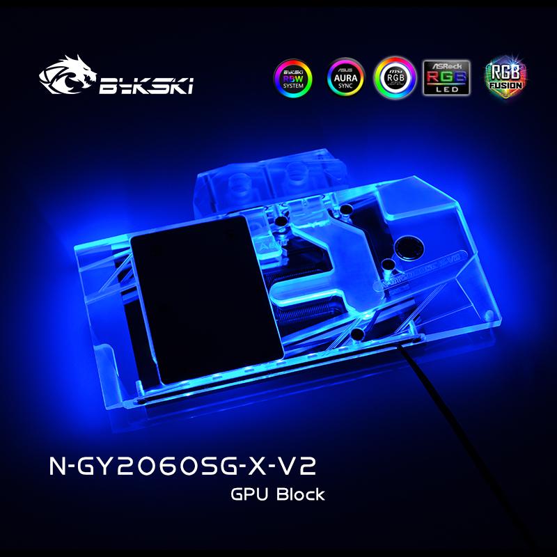 FormulaMod Bykski RTX 2060 full-cover GPU waterblock — silent local AI workload cooling (view 5)