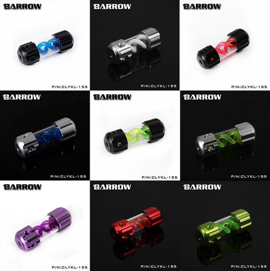 Barrow CLYKL, Aluminum Alloy Multi-colored Virus-T Cylinder Water Reservoir , Water Cooling tank, come with UV/White lighting