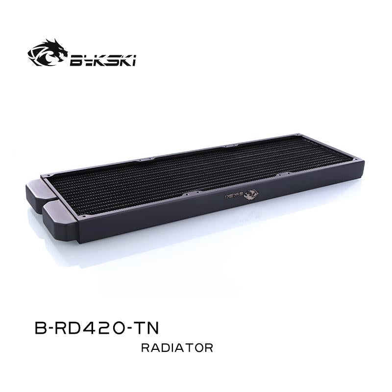 Bykski B-RD420-TN, 420mm Single Row Radiators, 28mm Thickness, Standard Water Cooling Radiators , | Water Cooling Accessory