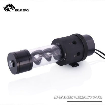 Bykski B-NWD5+DNACT, Bykski D5 Series Pumps With Virus-T Reservoir, 140/210mm, Maximum Flow | Water Cooling Reservoir