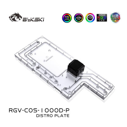 Bykski Waterway Cooling Kit For CORSAIR 1000D Case, 5V ARGB, For Single GPU Building, RGV-COS-1000D-P | PC Case
