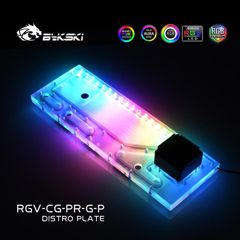 Bykski RGV-CG-PR-G-P, Waterway Boards For Cougar Panzer G Case, RBW 5V Lighting, For Intel CPU Water Block & Single GPU Building