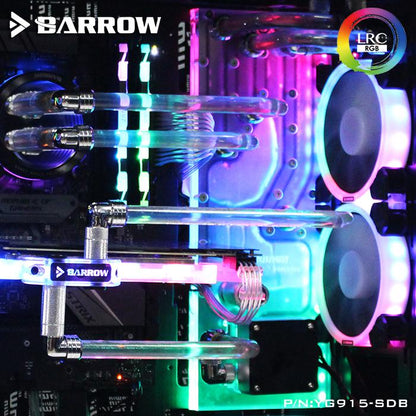 Barrow YG915-SDB, Waterway Boards For IN WIN 915 Case, For Intel CPU Water Block & Single/Double GPU Building