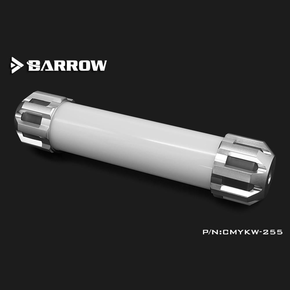 Barrow CMYKW Iceberg Series Virus-T Reservoirs Aluminum Alloy Cover + Acrylic Body Multiple Color Spiral 155/205/255mm