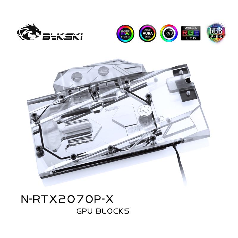 FormulaMod Bykski RTX 2070 full-cover GPU waterblock — silent local AI workload cooling