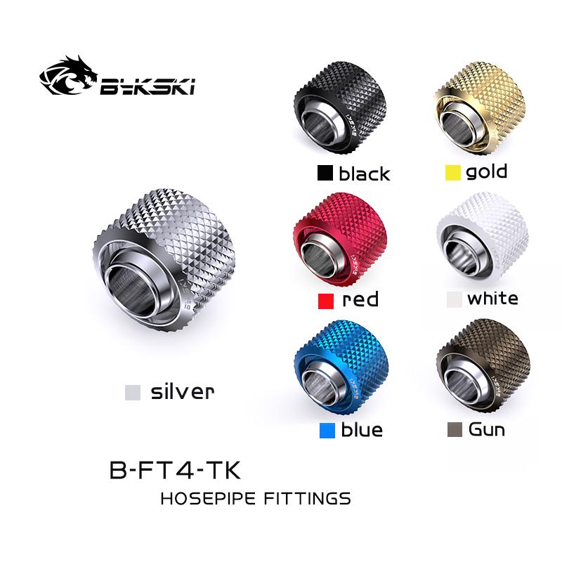 Bykski Soft Tube Fitting For 10x13 10x16 13x19mm , Hose Pipe G1/4" Connector Adapter , B-FT3-TN | Water Cooling Fitting