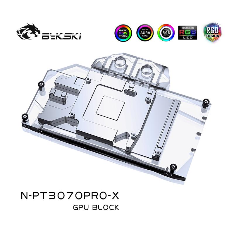 Bloc de refroidissement par eau GPU Bykski 3070, pour Palit RTX 3070 GamingPro OC, GPU CPU refroidisseur à couverture complète, N-PT3070PRO-X 