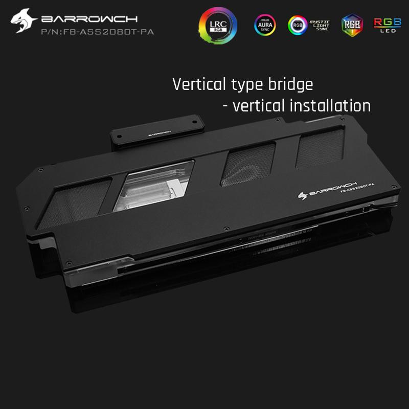 FormulaMod Barrow RTX 2080 full-cover GPU waterblock — silent local AI workload cooling (view 3)