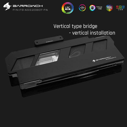 FormulaMod Barrow RTX 2080 full-cover GPU waterblock — silent local AI workload cooling (view 3)