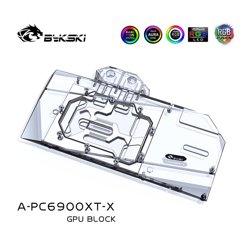 Bykski GPU Water Block For Powercolor RX 6900XT/6800XT Red Devil / Red Dragon , Graphic Card Cooler, A-PC6900XT-X